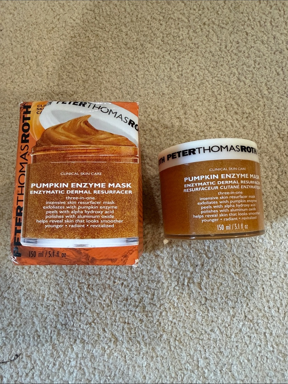 Peter Thomas Roth Pumpkin Enzyme Mask - OPENED NEVER USED